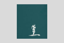 Teal book cover with a white illustration of a girl waiting for the morning school bus